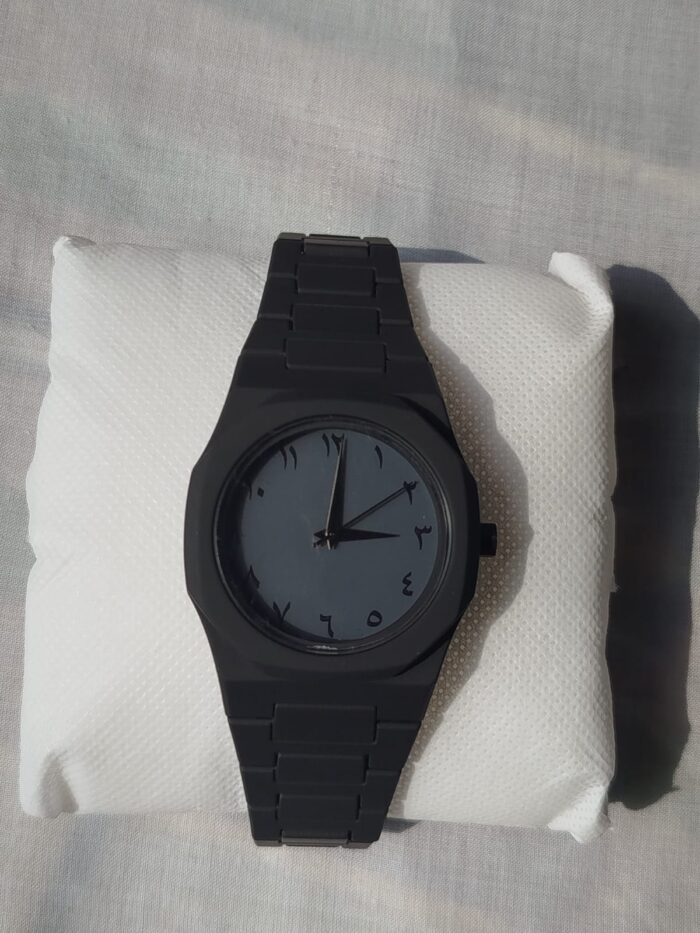 Black Arabic Aura Men Watch - Image 2