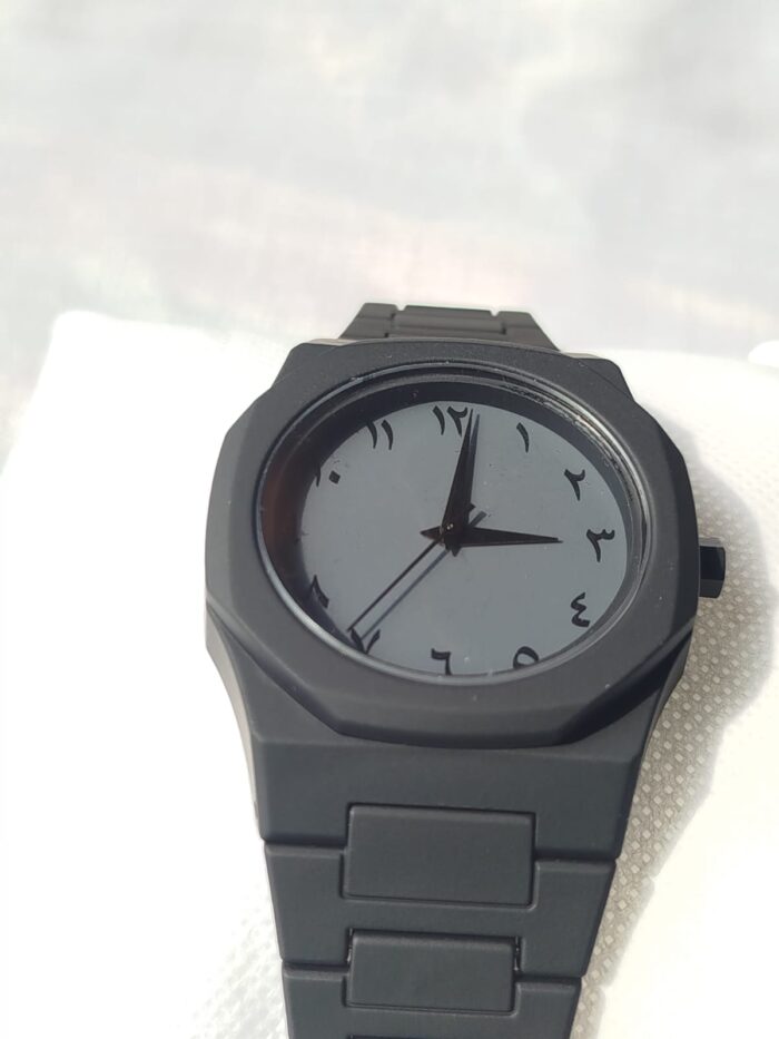 Black Arabic Aura Men Watch - Image 3